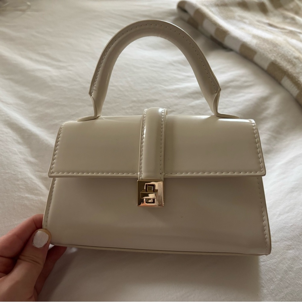 H&M Cream Mini Handbag - Picture 3 of 4
